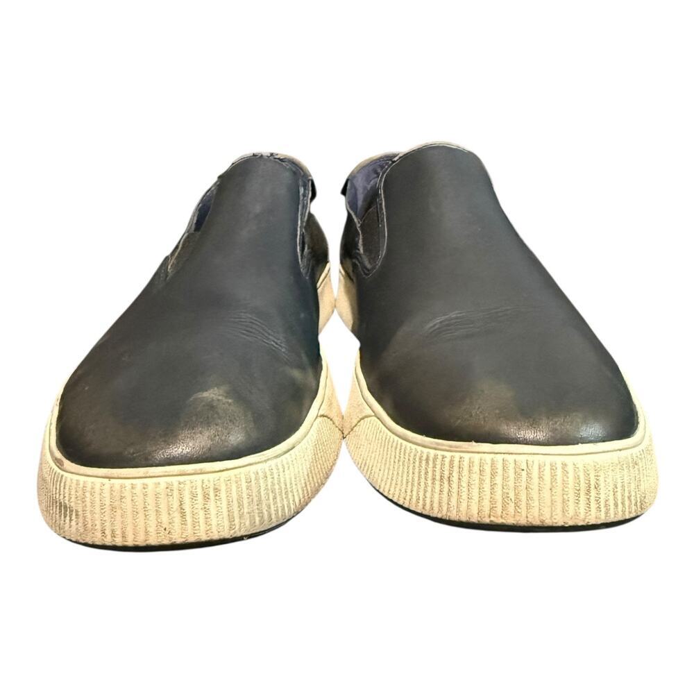 Cole Haan Nantucket Leather Slip On Sneakers Men’s Size 9.5M Navy Blue - Picture 3 of 9
